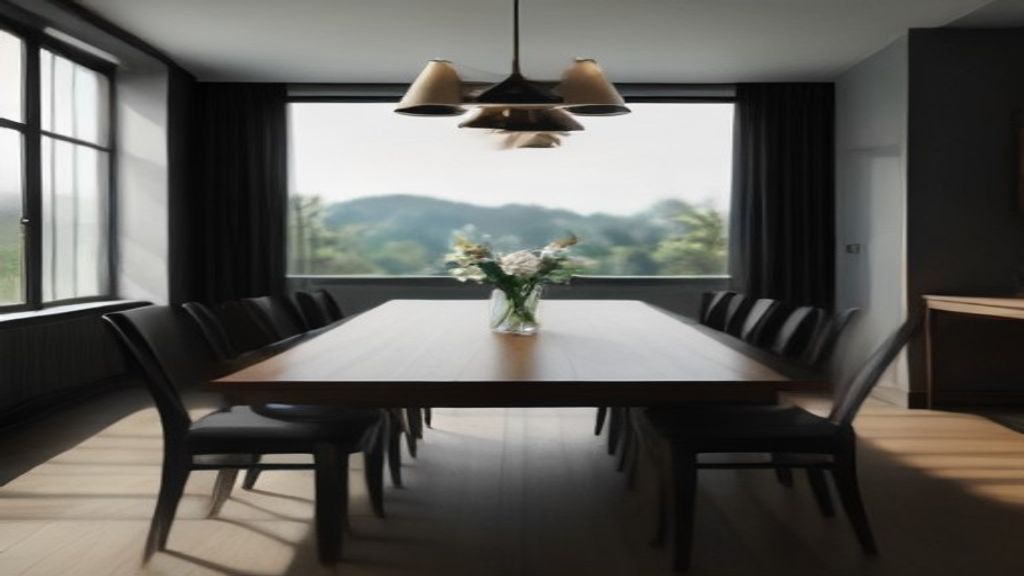 Black Wood Dining Table — Measure This Before You Click Buy