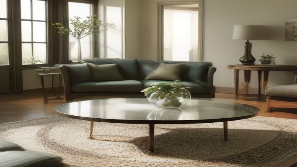 I Bought a Circular Glass Coffee Table and It Taught Me a Lesson