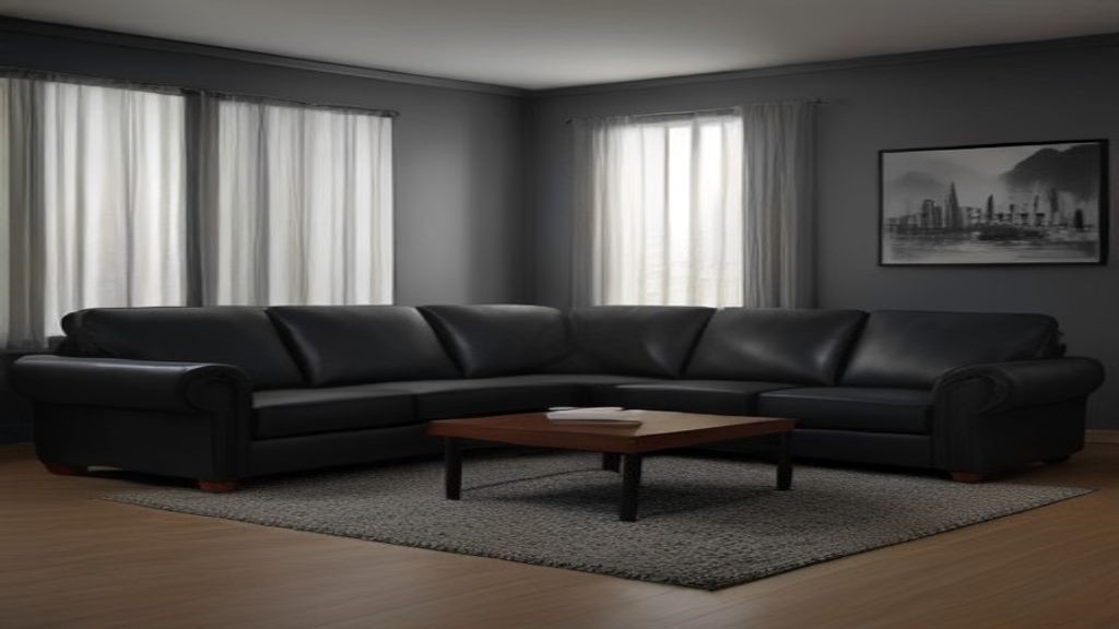 Dark Grey Leather Sectional: What Three Moves and Two Kids Taught Me