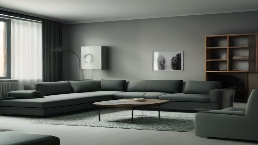 Green and Grey Living Room: The Only 3 Colors That Don't Fight Each Other