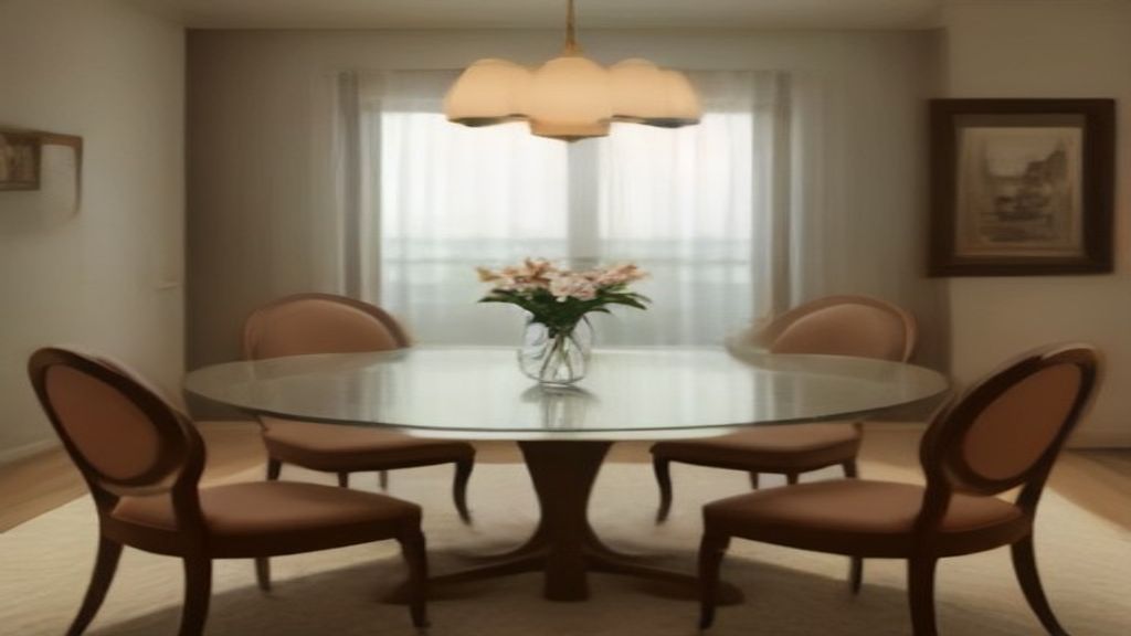 Round Glass Top Dining Table Set 4 Chairs: Pick the Base, Everything Else Follows