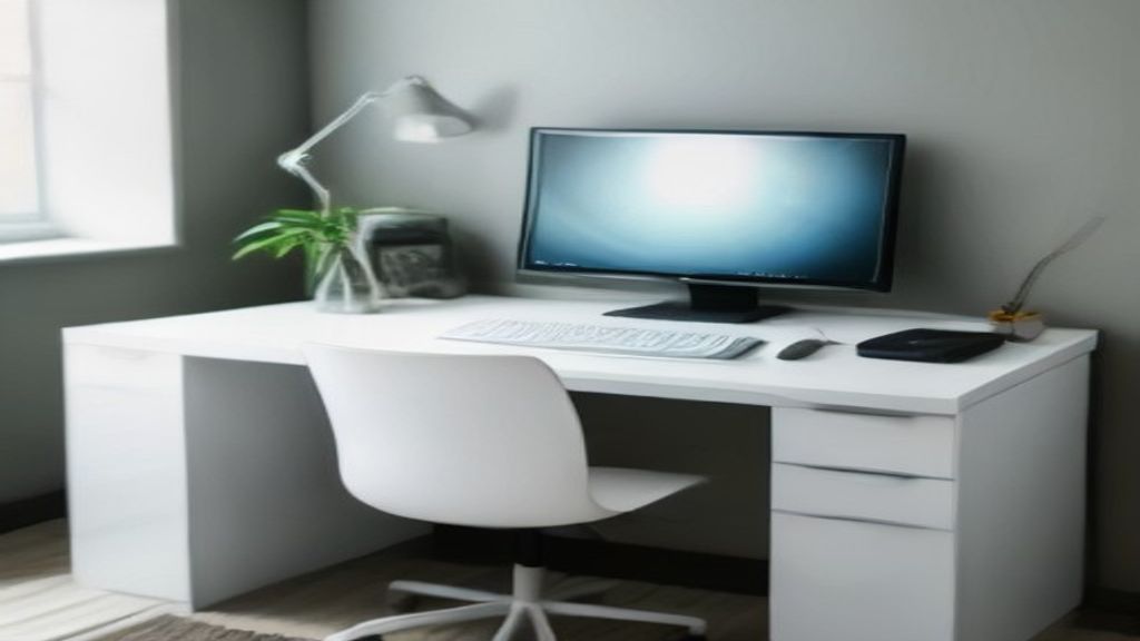 White Gloss Computer Desk: My $350 Lesson in Measurements and Glare